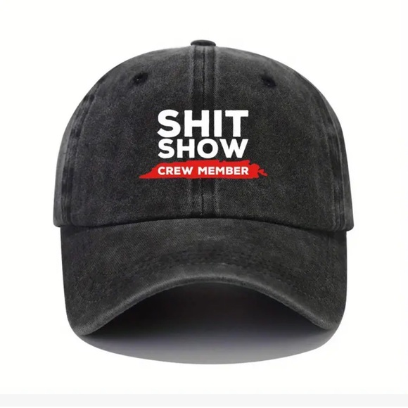 NWT🧢 “Sh!t Show Crew Member Adjustable Baseball Cap! (Supervisor hat in closet) - Picture 1 of 3